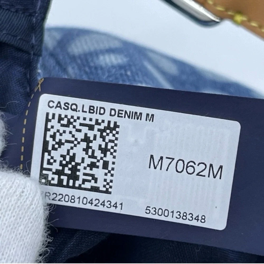 New Condition: Louis Vuitton x Yayoi Kusama Denim Cap with Dot Pattern - Picture 16 of 16